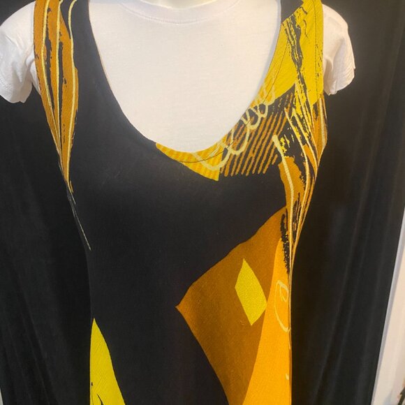 12🤗114-You Are SUNsational 💛Vintage Sunset Maxi Dress - Picture 3 of 7